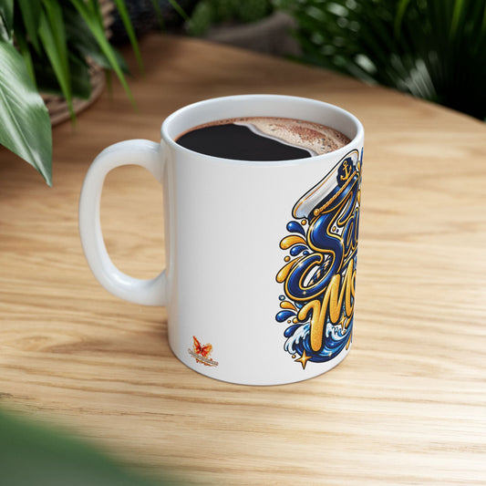 Sailor Mom Ceramic Mug — Nautical Mother’s Day Coffee Cup (11oz & 15oz)