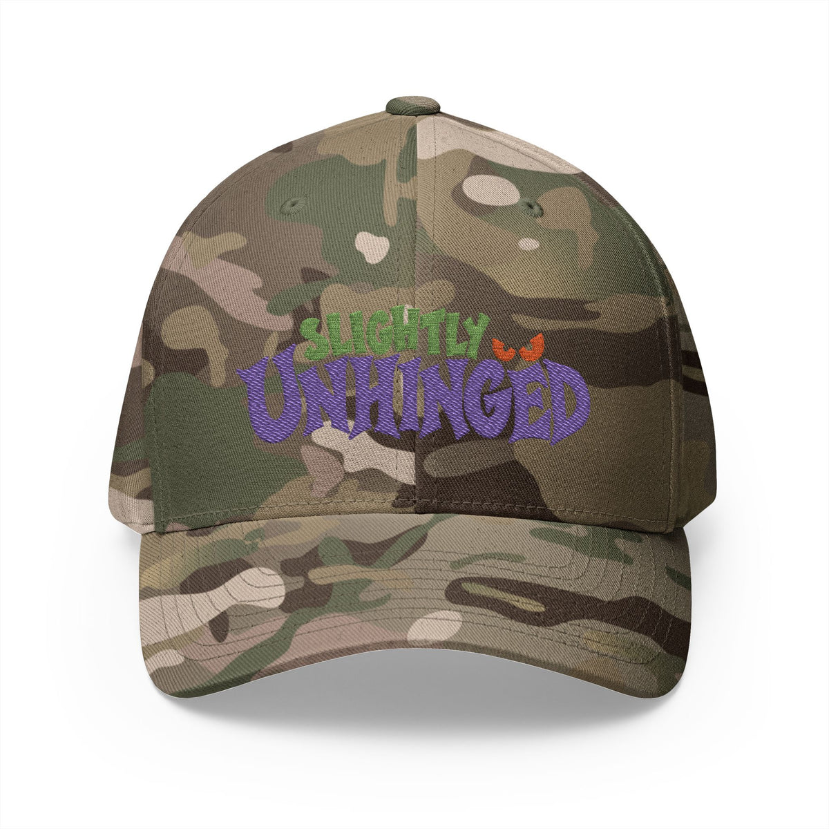 Slightly Unhinged Embroidered Cap – Funny Halloween Hat