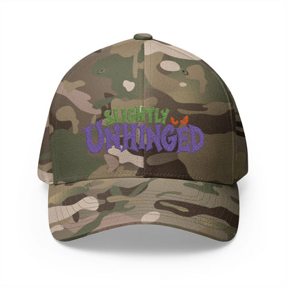 Slightly Unhinged Embroidered Cap – Funny Halloween Hat