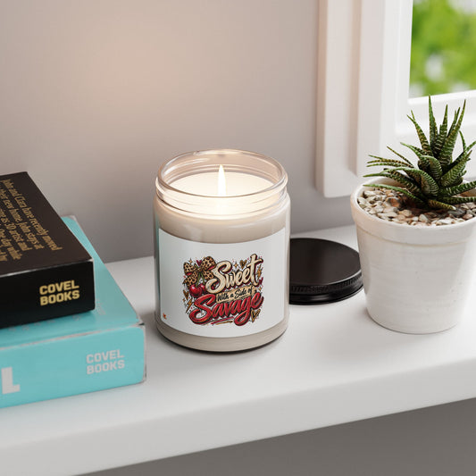 Sweet with a Side of Savage Scented Soy Candle