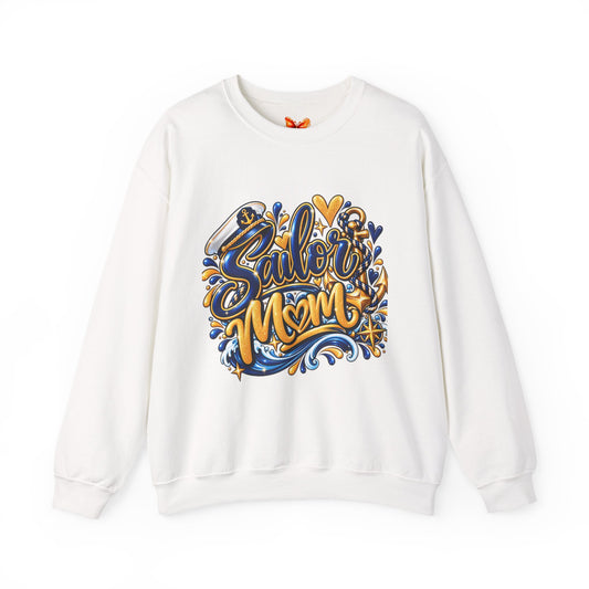 Sailor Mom Sweatshirt — Nautical Mom Crewneck Gift