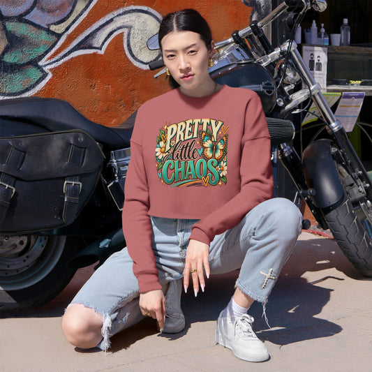 Pretty Little Chaos Cropped Sweatshirt