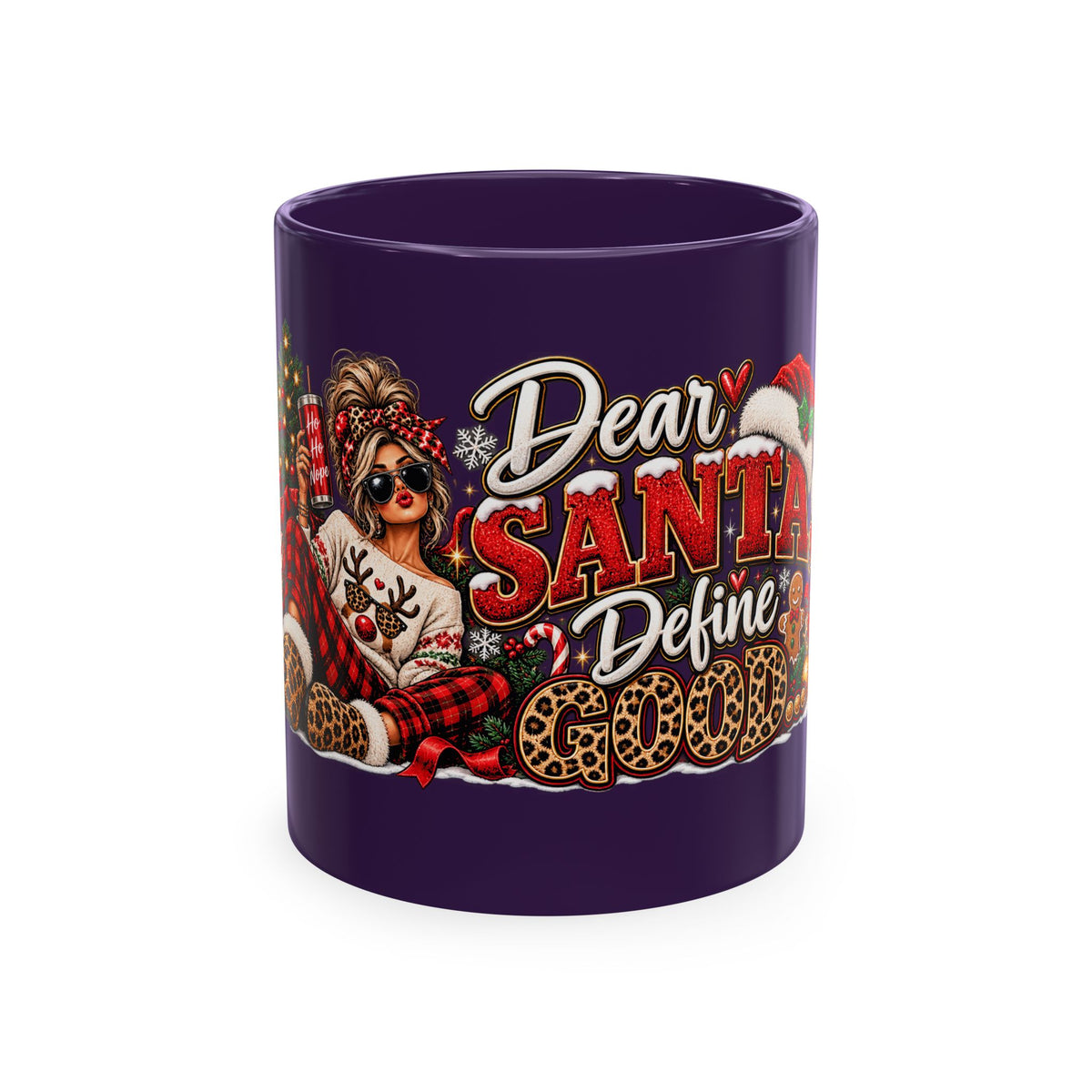 Dear Santa Define Good Christmas Ceramic Mug