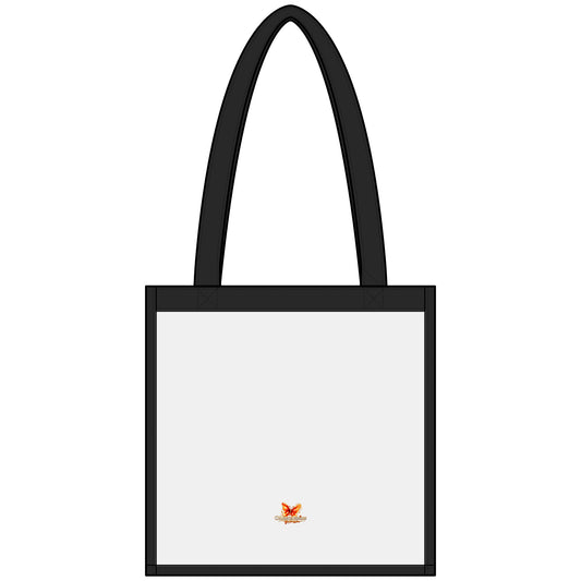 Clear Stadium Tote — Colorful “Bag of Happy Stuff” Graphic Tote for Games & Events