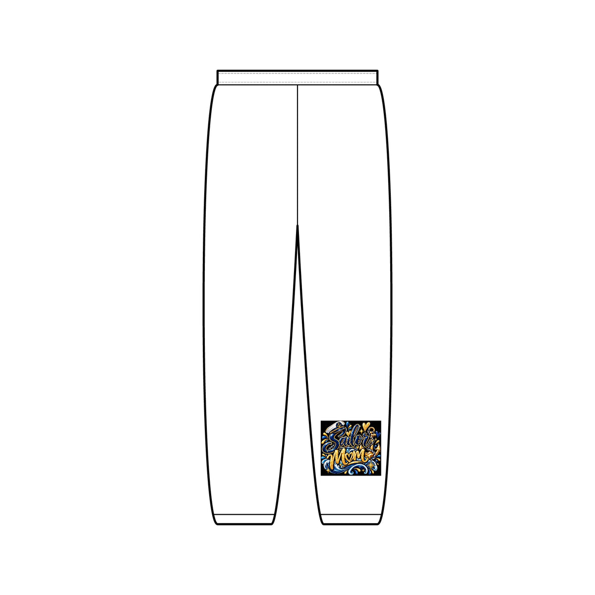 Sailor Mom Graphic Sweatpants – Comfy Lounge Joggers to Honor Your Sailor