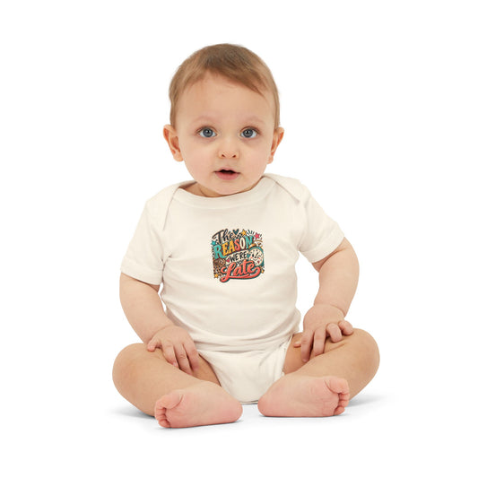 Infant Jersey One Piece – Festive Holiday Cheer Baby Bodysuit